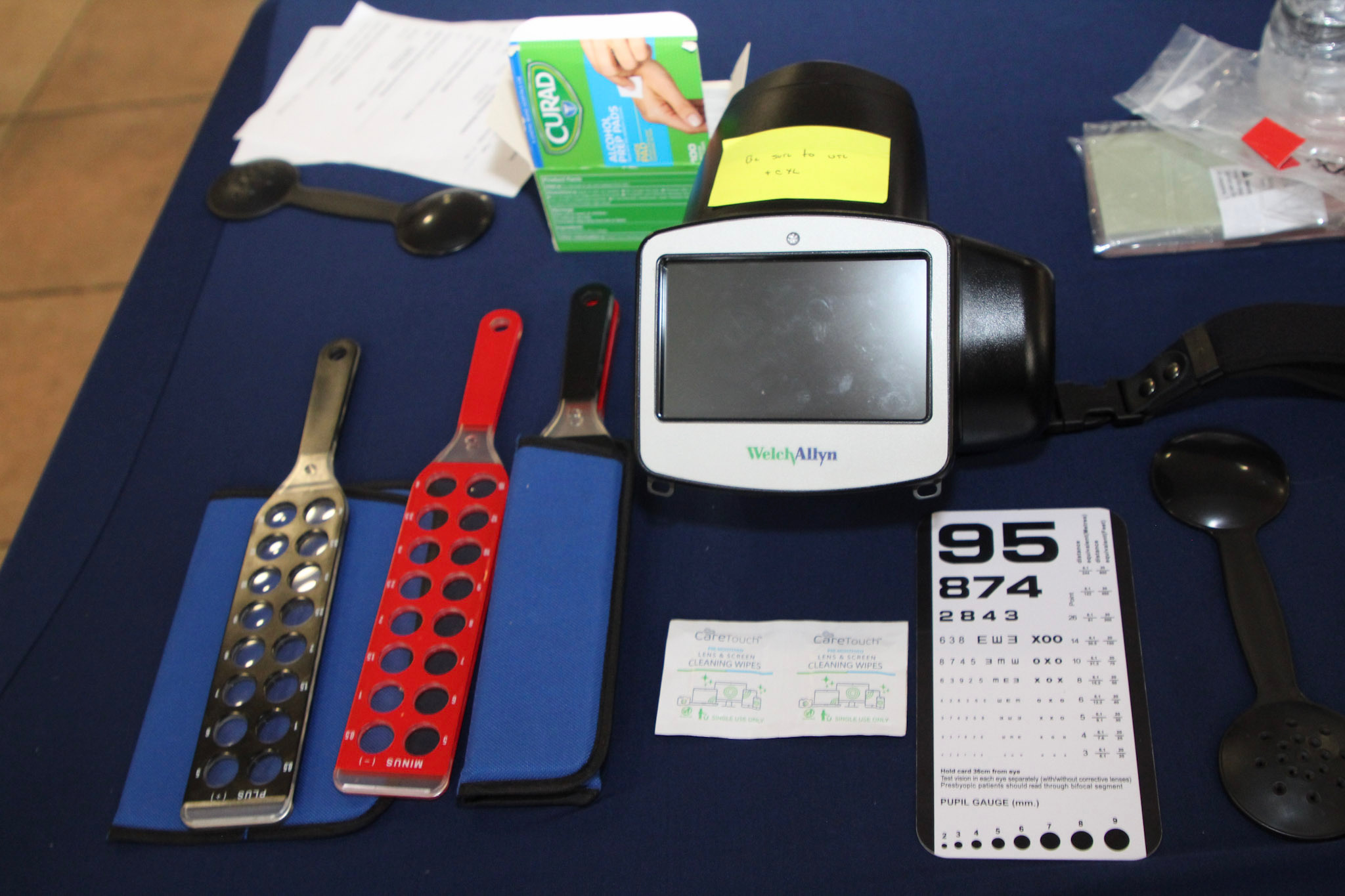 Clinical screening equipment